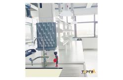 China White Ceramic Lab Bench Top Wear Resistant Rectangle Chemistry Countertops supplier