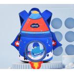 rocket  shape SBR  children backpack  3D Neoprene education bag   soft kindergarten bag  light girl backpack for sale