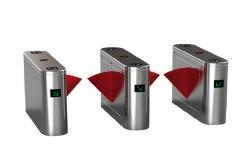 China Biometric barcode scanner tripod turnstile gate , RFID access control turnstiles supplier