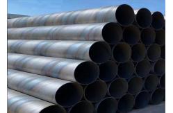 China SSAW Steel Pipe for Construction Q235 Q345 6-12M Length ±1% Tolerance supplier