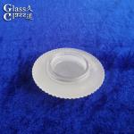 Custom Molded Matte-finish Sandblasting Glass For Anti-glare Light Fixtures for sale