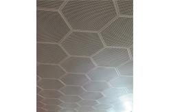 China Plain Hexagonal Sound Absorption Ceiling Panels Pre Painted 404mm supplier