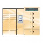 Smart Vegetable Refrigerated Locker Electronic Cabinet Cold Rolled Steel for sale
