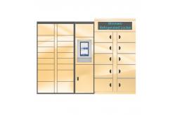 China Smart Vegetable Refrigerated Locker Electronic Cabinet Cold Rolled Steel supplier