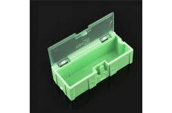 China Durable Green SMD Storage Box , Plastic Electronic Components Box supplier
