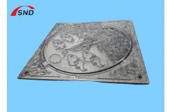 China C250 Ductile Iron Square Art Manhole Cover Size 700*865*100mm supplier