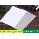 250g white duplex board Grey Back Duplex Board Paper For Printing Box for sale