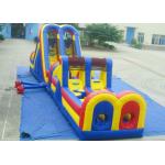 Customized Inflatable Obstacle Course Inflatable Bouncy Jumping Castle With Slides