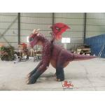 Adventure Park Carnival Parade Attractive Animatronic Realistic Dragon Costume for sale
