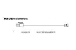 China ATM Spare Parts NCR 445-0744794 MEI EXTENSION HARNESS supplier