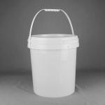 FDA Standard 18L Round Plastic Bucket Round Plastic Storage Containers for sale