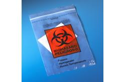 China Anti Dust Thickness 180 Micron Biohazard Sample Bags Custom Made supplier
