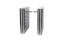 China Infrared Detection RFID  Control Metro Station Entrance Exit arm drop Turnstile supplier