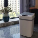 Household Kick Automatic Toilet Intelligent Sensing Trash Can Motion Sensor Kitchen Plastic Electric Smart Garbage Bin for sale