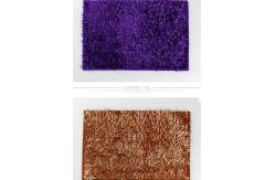 China Plush Chenille Retangular Home Microfiber Towel , Bathroom Floor Mat Non Slip supplier