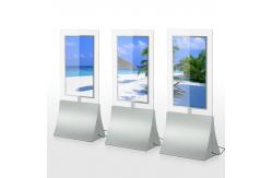 China 0.8cm Clear Double Sides 65 LCD Digital Signage 178° Viewing Angle supplier