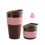 Food Grade Leak Proof 350ML Foldable Silicone Travel Cup for sale