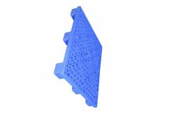 China Stackable Static Load 2T Blue Plastic Pallets For Warehouse 120*100cm supplier