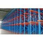 Mixed Color Red and Blue Double Deep Reach Pallet Rack 5 to 8 Layers for sale