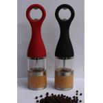 Wood salt/pepper mill with opener for sale