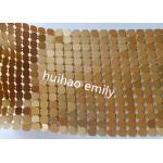 Aluminum Fashion Metallic Flake Fabric Drapery With Various Colors for sale