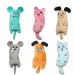 Mint Plush Self Hi Molar Cleaning Interactive Thumb Toy For Pet Cat for sale