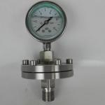 100Mpa Diaphragm Pressure Gauge Stainless Steel Flange Type for sale