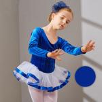 Children dance costumes girls velvet long-sleeved autumn uniforms children's ballet dance dress for sale