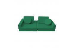 China 10 Piece Microsuede Kids Play Sofa Set With Protective Inner Liner supplier