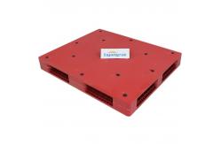 China Red Plastic Stacking Pallets Yellow Injection Moulded Plastic Pallets supplier