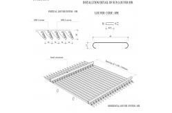 China Modern Sunshade Vertical Aluminium Sun Louver For Building Decorative supplier