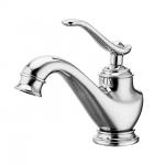 Brass Vintage Bathroom Faucets Single Handle Hot Cold Water Tap for sale