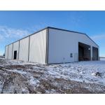 As The Customer Request Commercial Metal Storage Building with PU Insulation Option for sale