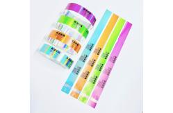 China Factory Customized Paper Wristband Shiny Glitter Laser Wristband Fashionable And Eye-Catching supplier