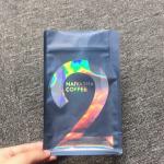 200 Microns Printed Aluminium Foil Pouch Coffee See Through Bag SGS for sale