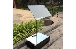 China Exhibition Holo Terminal Projection Transparent Lcd Screen Glass Interactive Touch Foil Kiosk supplier