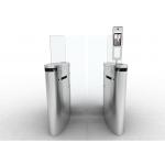 Optical Passage Access Control Turnstile Gate Arylic Wing Sliding Lane Barrier 30 Watt