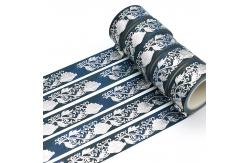 China Custom 15mm*10m Decorative Packing Tape Printed Foil Washi Tape supplier