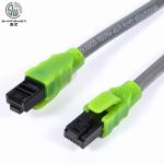 Luminous Ethernet Patch Cable 4P PVC LSZH Jacket High Speed Copper Cable for sale