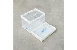 China Small Collapsible Plastic Containers 360*260*275mm Conveniently Moving Spaces Saving supplier