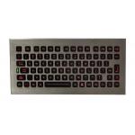 Desktop Waterproof Industrial Computer Keyboard Red Baklit Colour 82 Keys for sale