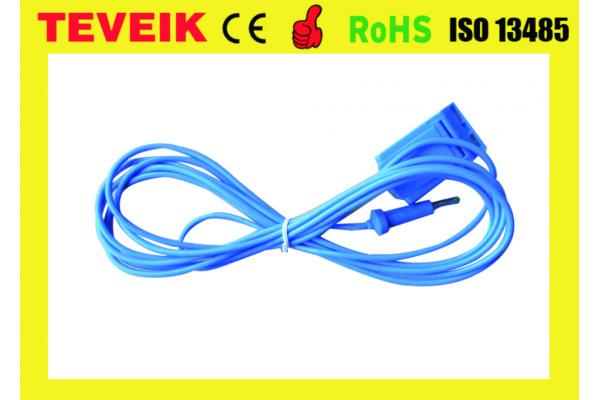 Hand Control Disposable ECG Electrode / ECG Monitoring Electrodes , 4.0mm Plug