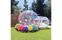 China Inflatable Transparent Bubble House Tent 5m Customize Logo Size supplier