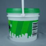 Empty Plastic Paint Bucket Paint Storage Different Size 5 Liter for sale