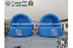 China Blue Inflatable Advertidsing Tent , 2 Person Clear Inflatable Lawn Tent supplier