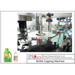 Capacity 4000-8000b/H Cap Closing Machine , Touch Screen Control Pneumatic Capping Machine