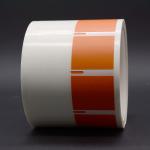 70x30-34mm 2mil Orange Matte Water Resistant Polyvinyl Chloride Cable Label for sale