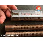 10-38mm Diameter Low Finned Copper Nickel Alloy Tubes For Effective Heat Transfer for sale