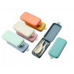 3 Piece Dinner Set Packaging Box Travel With Folding Chopsticks Spork Tableware