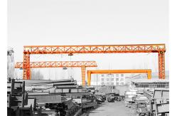 China A3 A8 10t 30t Trussed Leg Single Beam Gantry Crane With Electric Hoist supplier